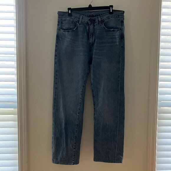 Men's Levi's 505 Selvedge Denim Jeans 33x32 Big E - Picture 8 of 9